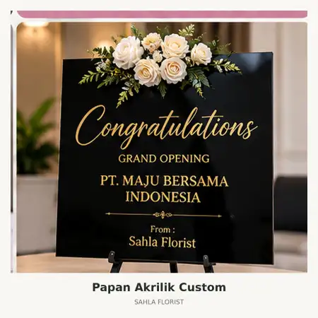 Papan Bunga Akrilik Rs Siloam Lippo Village